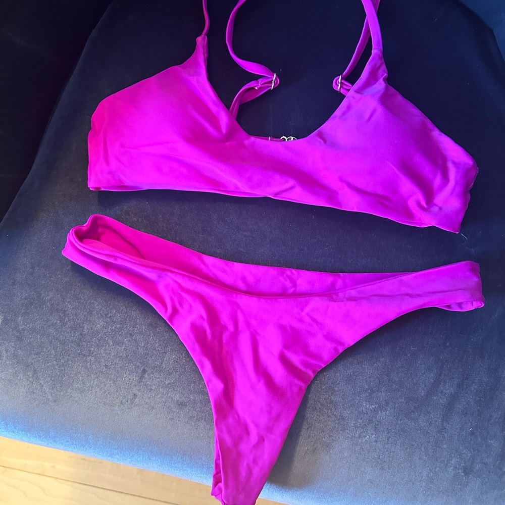 Amazon purple bikini